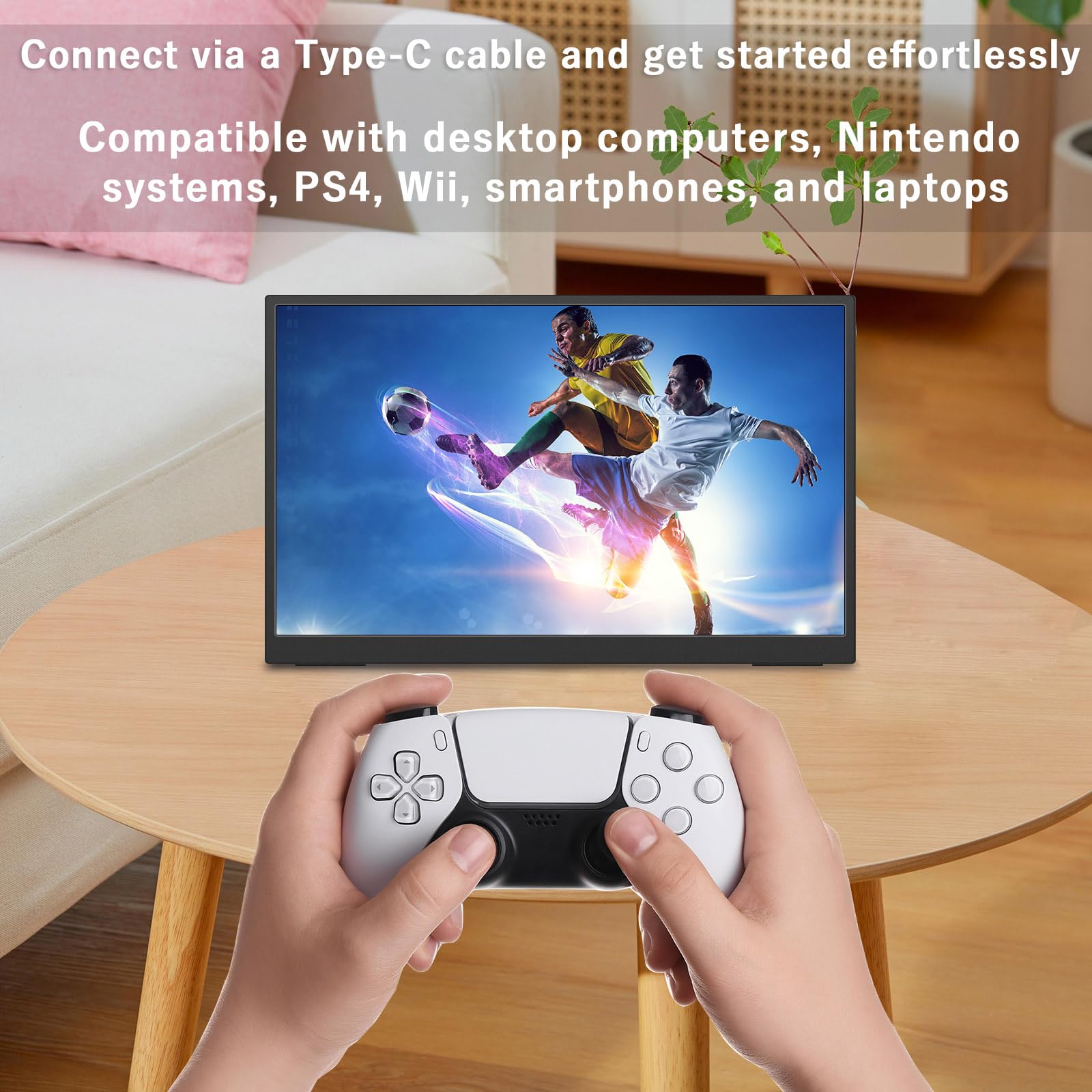 Amazon.co.jp: 15.6インチポータブルモニタータッチスクリーン、1080P