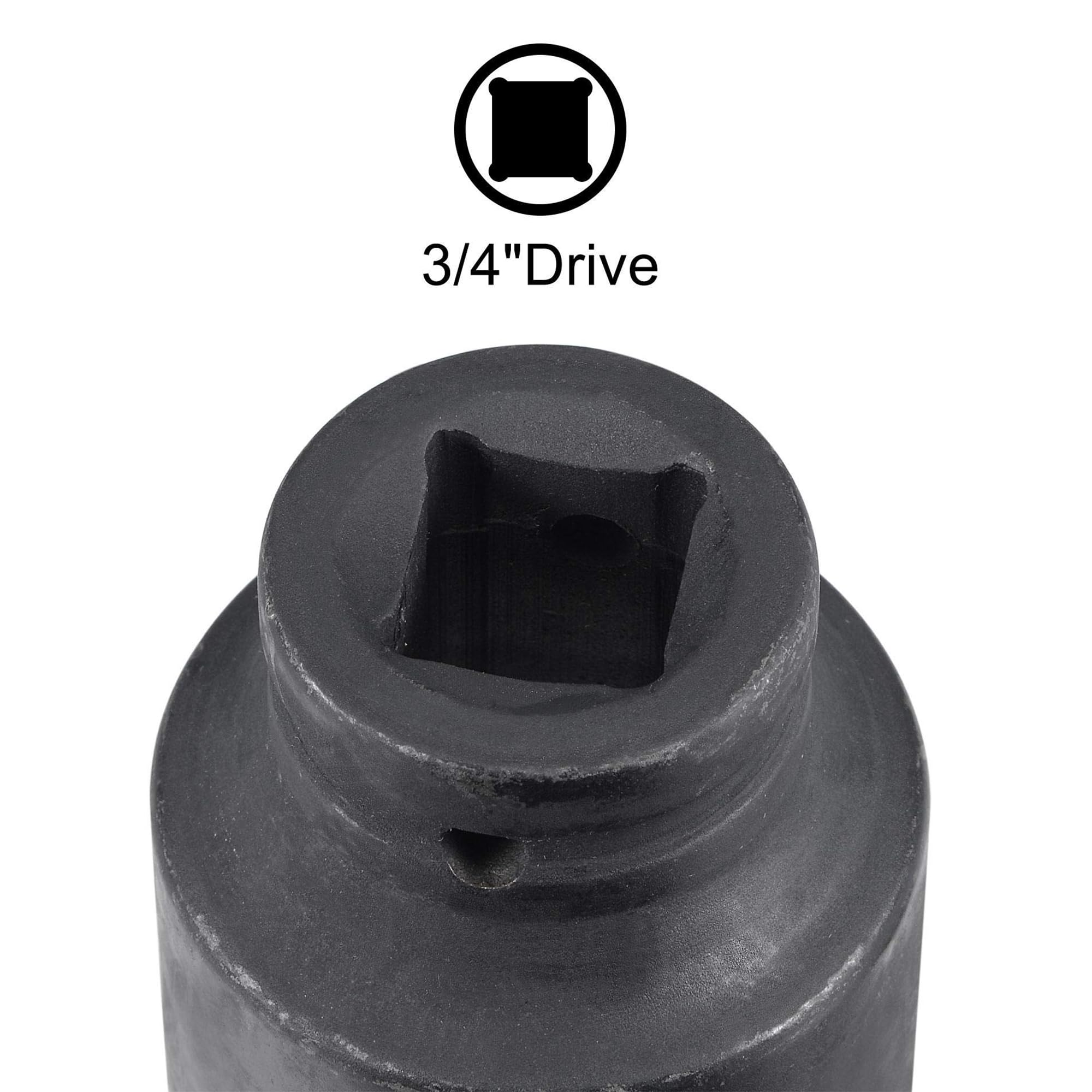 TA-VIGOR 12-Point Deep Impact Socket, 3/4-Inch Drive 41mm Metric Spindle Axle Nut Socket Driver Wrench - Image 4