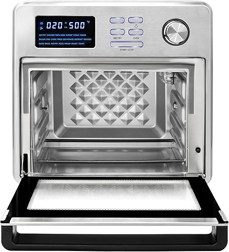 Miniatura 9 de Kalorik MAXX® AFO 47797 SS 16 cuartos de galón, tostadora 9 en 1, tostadora, tostadora, hornear, asador, parrilla, deshidratador, 21 presets