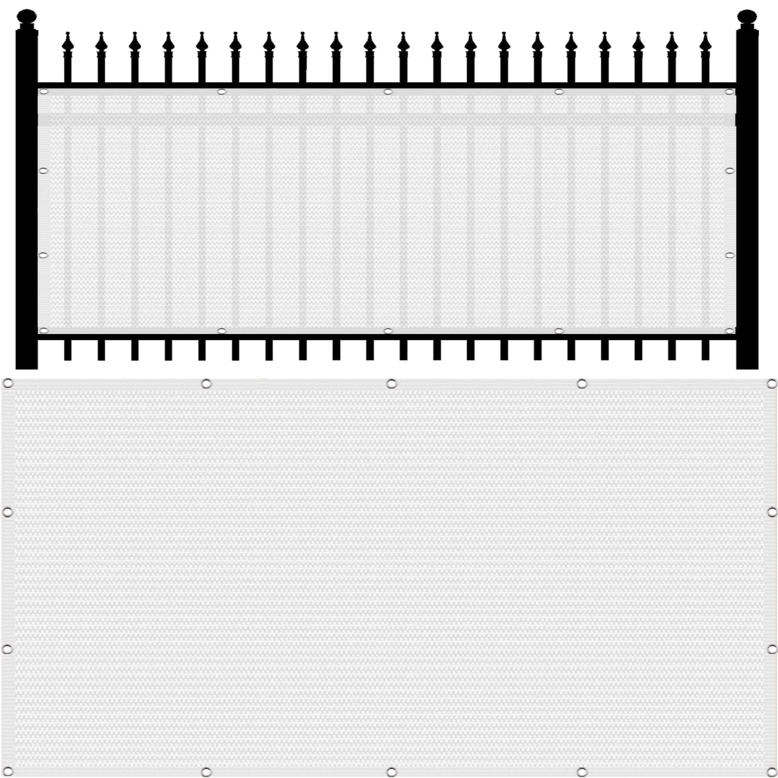 Brise-Vue en HDPE 220G M² Haute Densité pour Grand Jardin