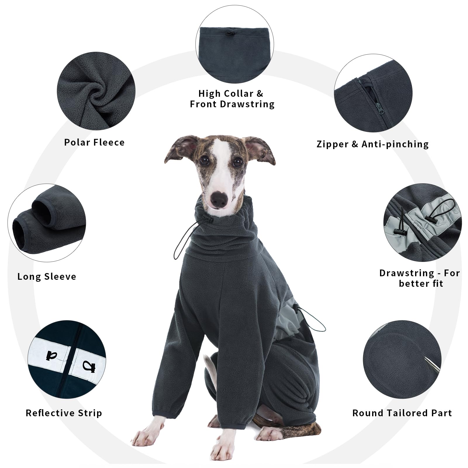 Abrigos de invierno para perros medianos y grandes, chaqueta cálida de forro polar para perro, suéter de ropa de invierno para perro, overol de perro para clima frío, chaqueta de nieve para perro,