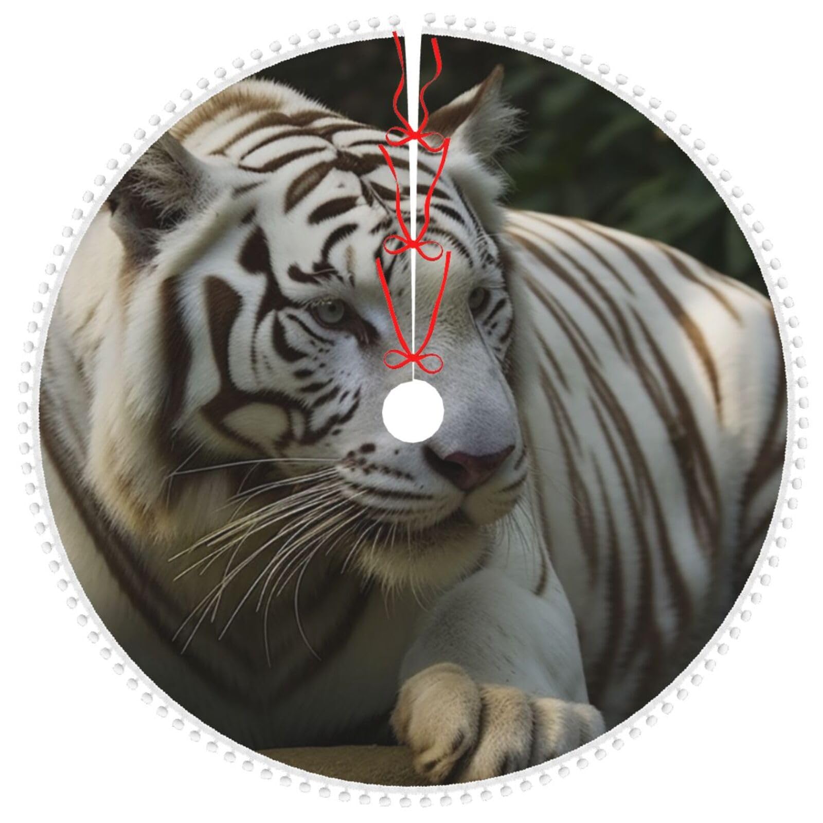 Jupe de sapin tigre du Bengale 122 cm, le cadeau déco de Noël