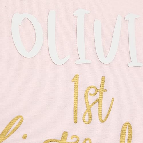 Miniatura 5 de Sparkle and Bash Telón de fondo personalizado para el primer cumpleaños para niñas (10 x 11.75 pulgadas, rosa)