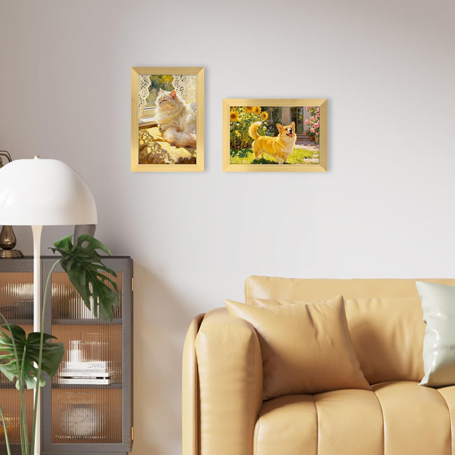 Hoikwo 14 Packs 4x6 Gold Multi Plastic Picture Frames Set with Plastic Cover for Family Photos, Artwork, Light Weight Bulk 4 by 6 Frames Pack for Wall Hanging and Table, Stylish Picture Frames