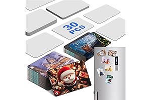 30PCS Sublimation Magnet Blanks 4x3 inch for Home Fridge