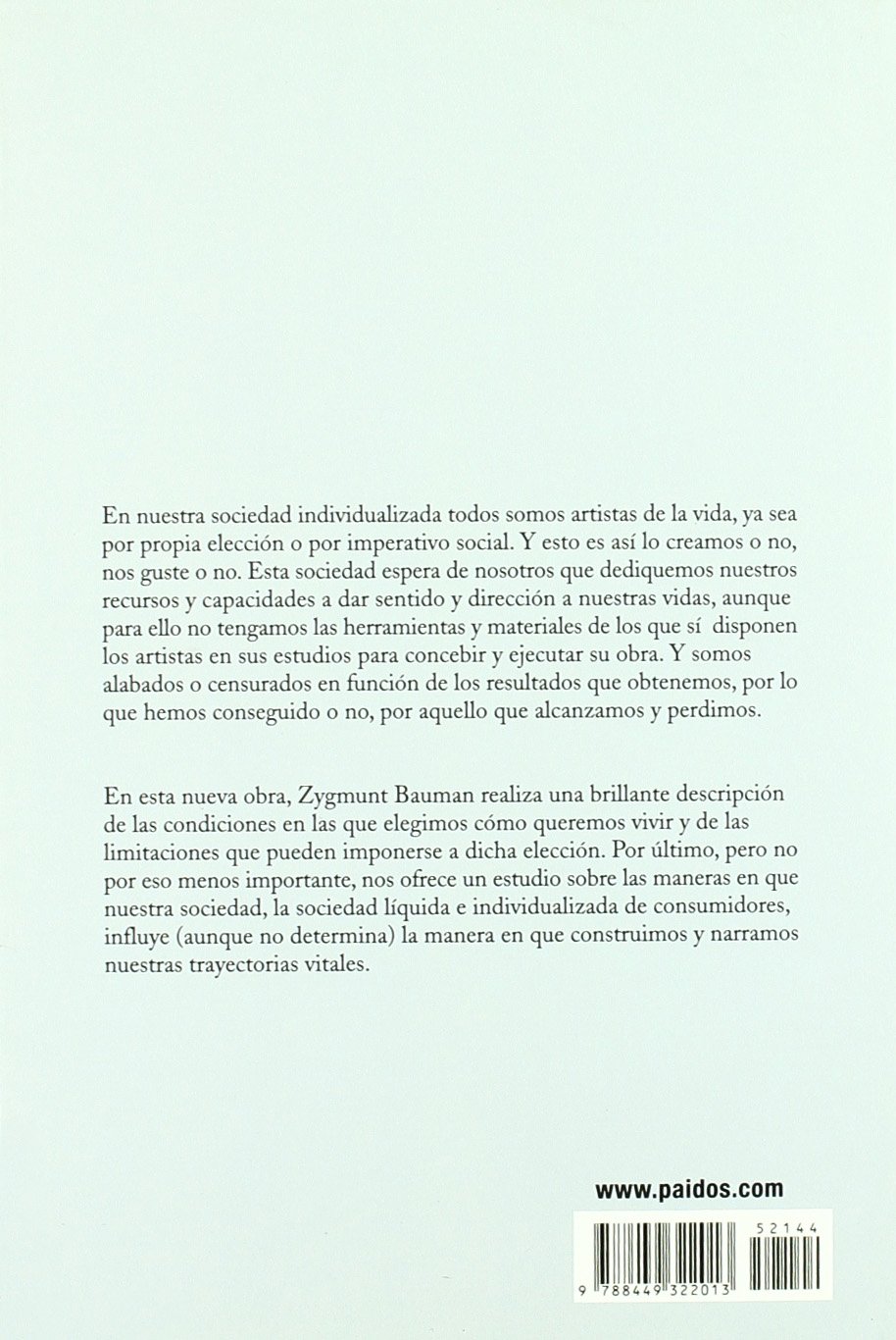 El arte de la vida: De la vida como obra de arte: 1 (Contextos)