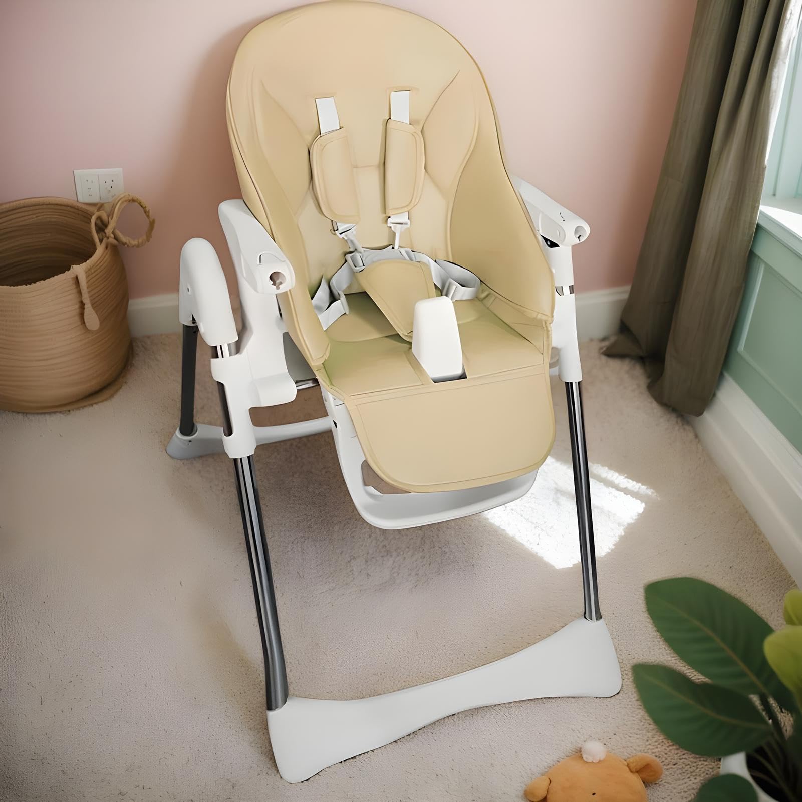 Coprisedili Per Seggioloni Per Bambini, Imbottitura Traspirante Per Seggiolone, Cuscino Di Protezione Per Seggiolone In Similpelle, Ricambio Per Seggiolone, Inserto Per Seggiolone Per Peg-Perego