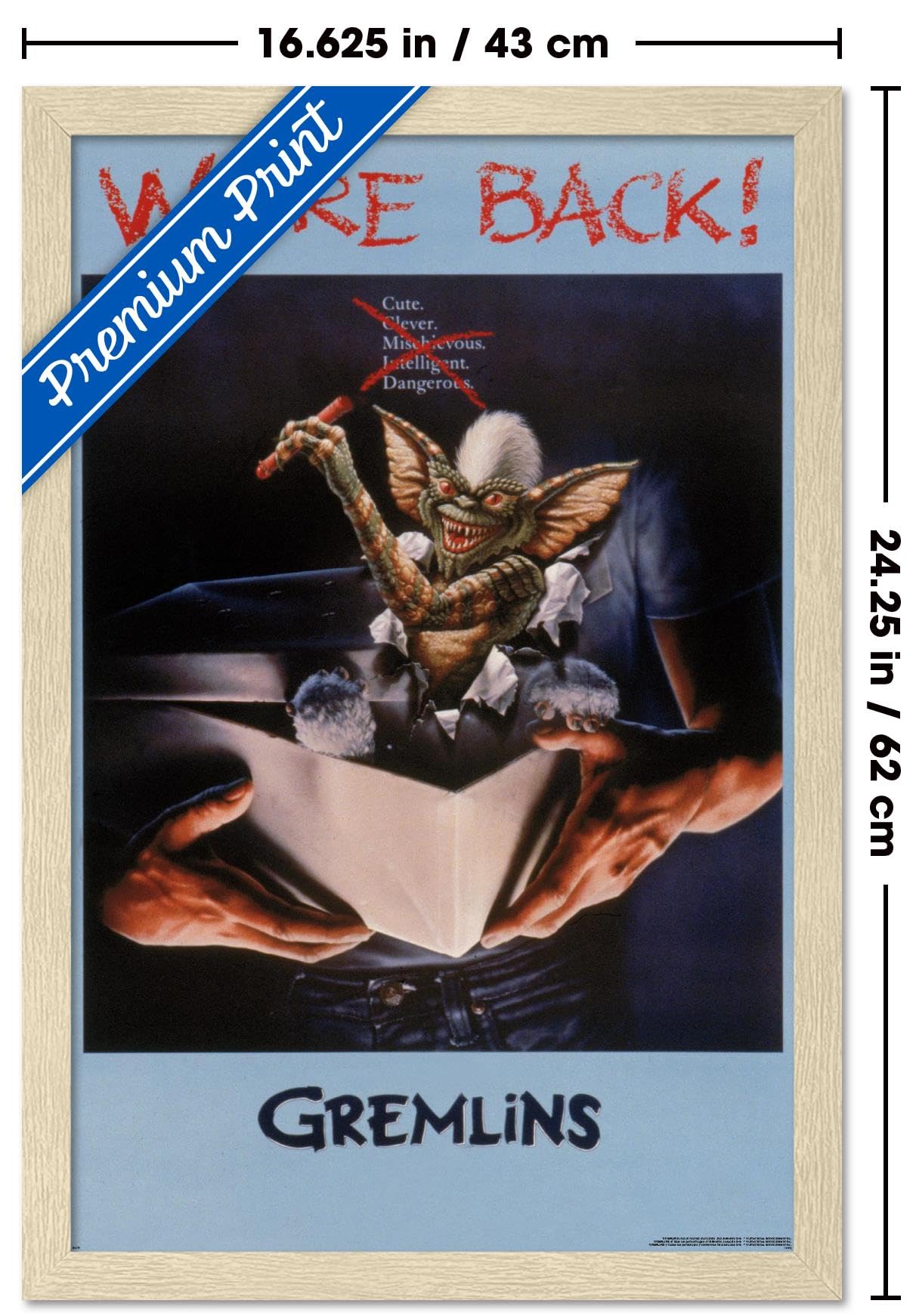 Gremlins - We're Back One Sheet Wall Poster, 22.4L