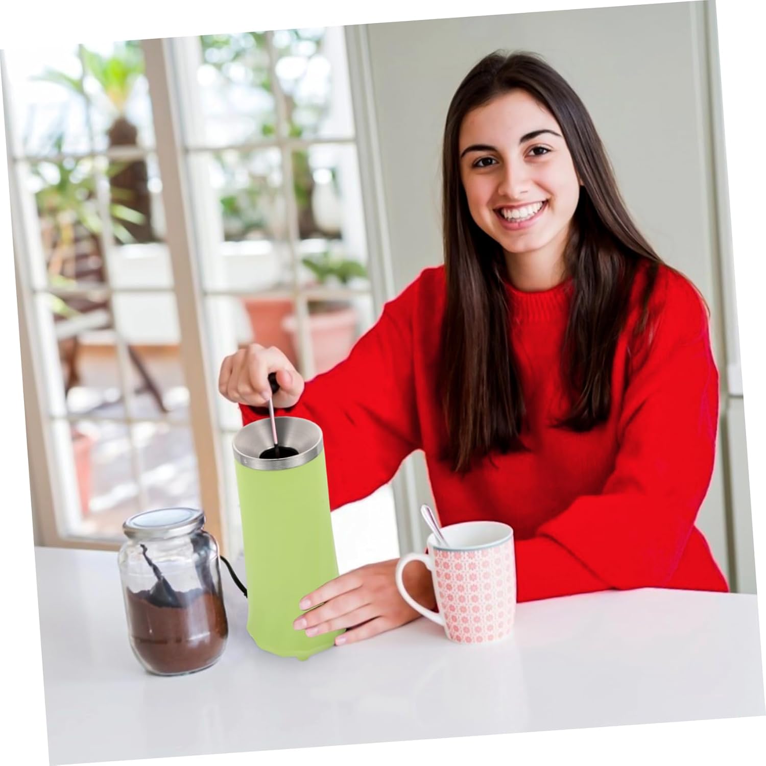 110v Automatic Electric Roll Maker Machine for Breakfast and Lunch Funnel Design Healthy Homemade Sausage Mini Egg Roll Maker for Quick Meals