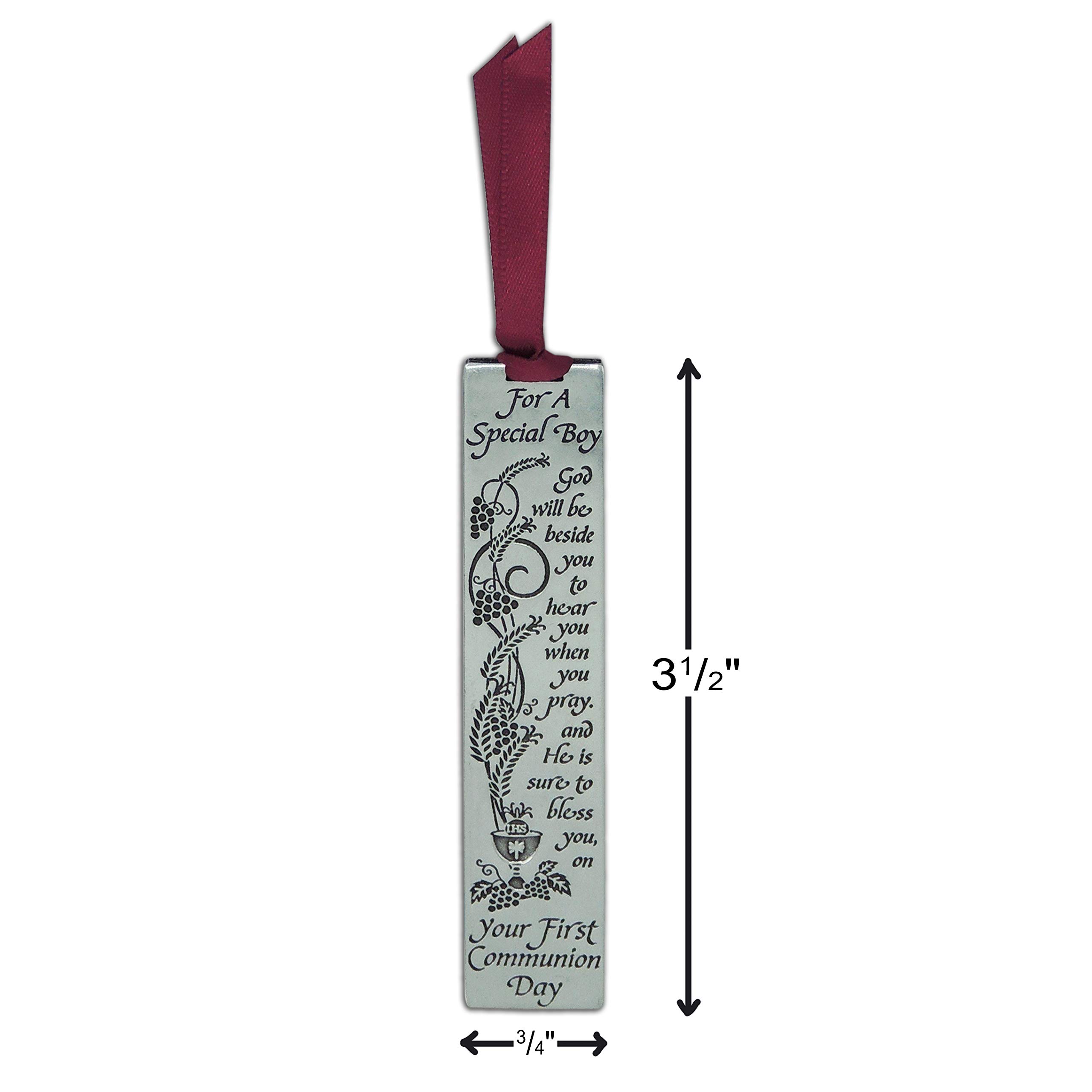 Cathedral Art Metal Bookmark Includes Prayer, Pewter, Special Boy, 1/2" - Image 2