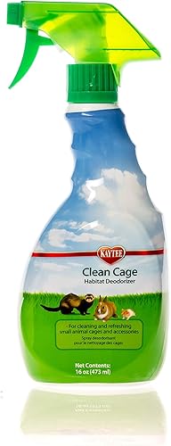 Desodorizante seguro para jaulas Kaytee Clean Cage, Blanco