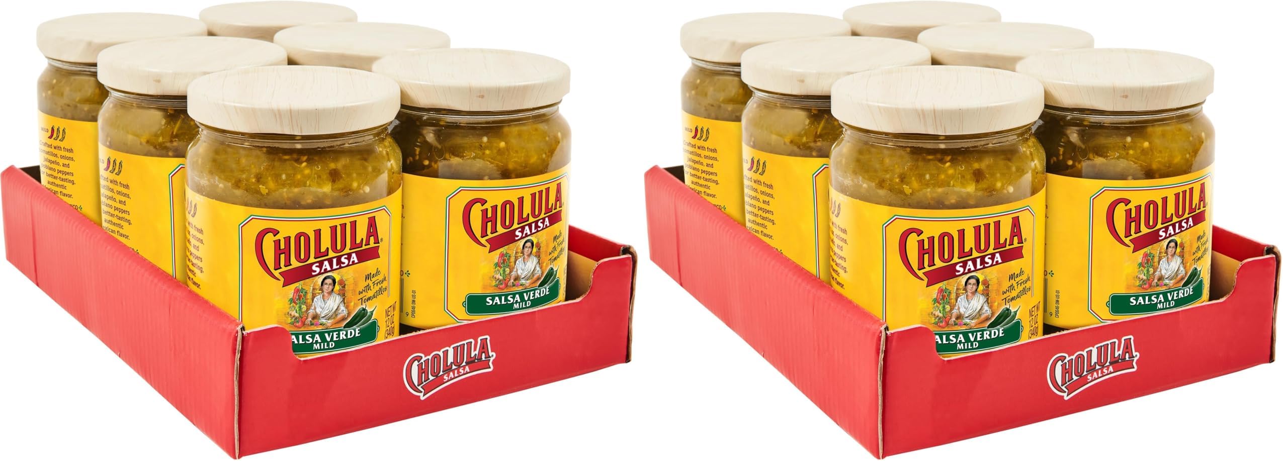 Cholula Salsa Verde (Mild), 12 oz (Pack of 12)