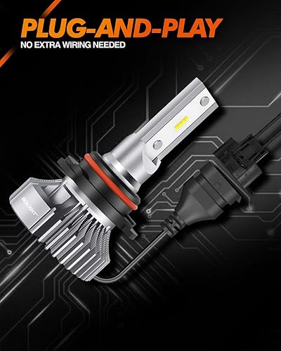 Miniatura 7 de SEALIGHT 5202 5201 PS24W Bombillas LED antiniebla o DRL, 400% más brillante PS19W 9009 bombilla antiniebla para automóvil, 6000K xenón blanco, 16