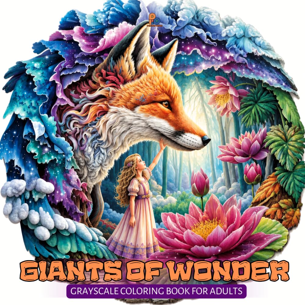 Giants of Wonder Coloring Book: Magical Giant Creatures, Tiny Wanderers and Dreamlike Fantasy Worlds in a Relaxing Coloring Book for Adults (Hidden Worlds Coloring Series)