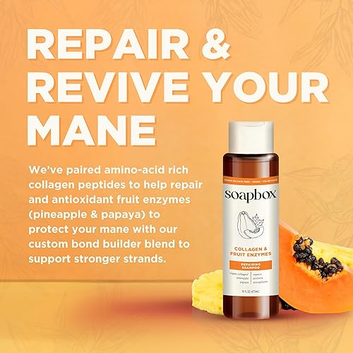 Miniatura 6 de Soapbox Champú y acondicionador de colágeno 16oz Duo Pack