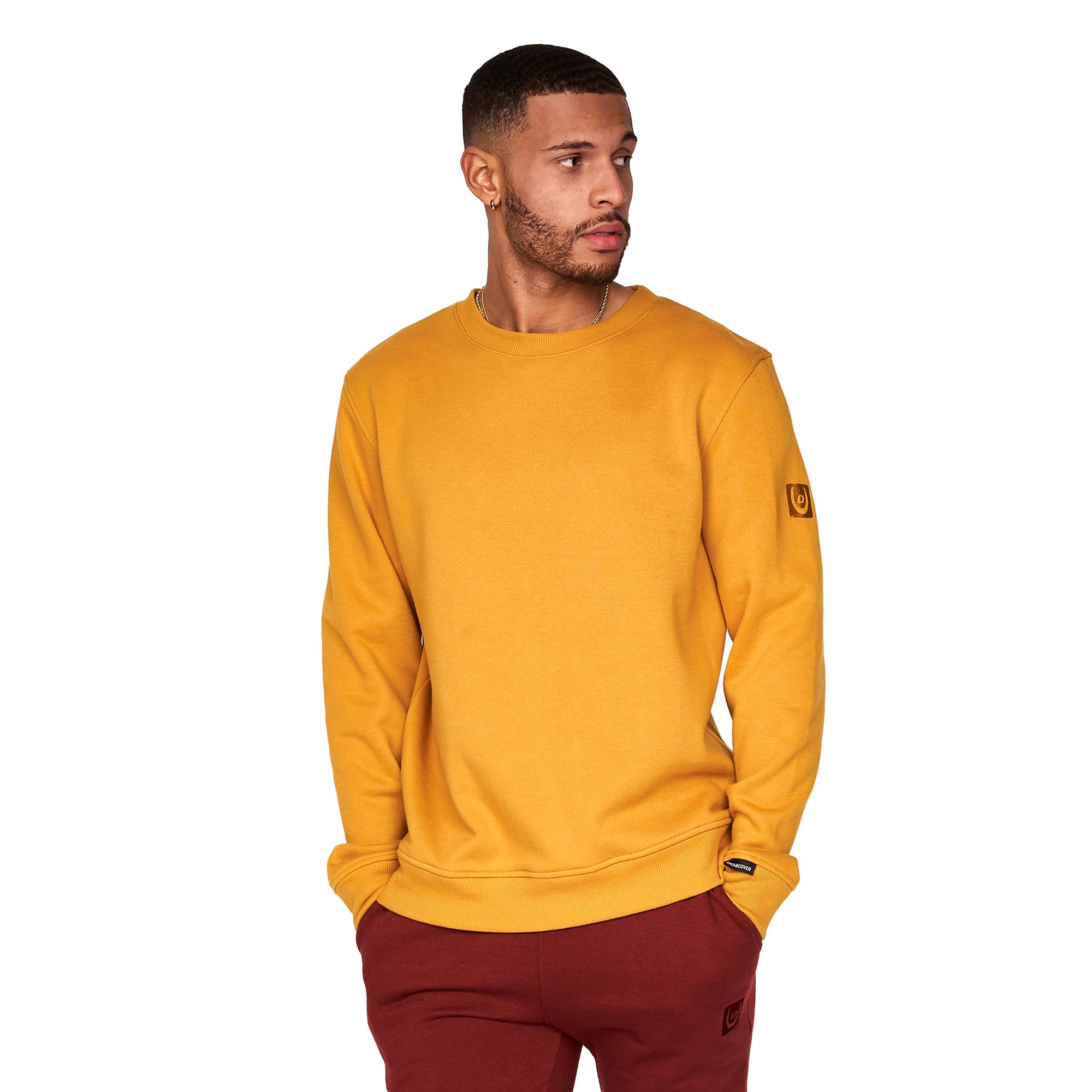Duck and CoverMens Felaweres Crew Neck Sweatshirt (M) (Golden Glow)