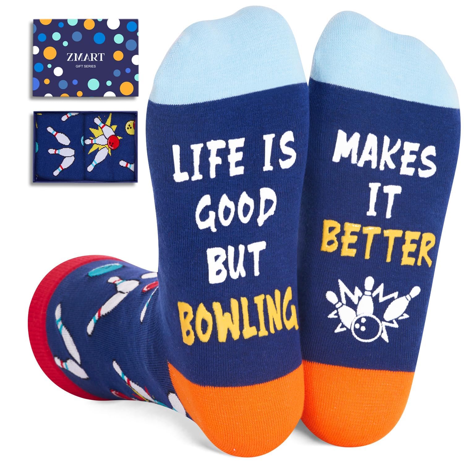 Zmart Unique Socks for Women - Gymnastics Yoga Skiing Tennis Gifts, Gifts for Gymnasts
