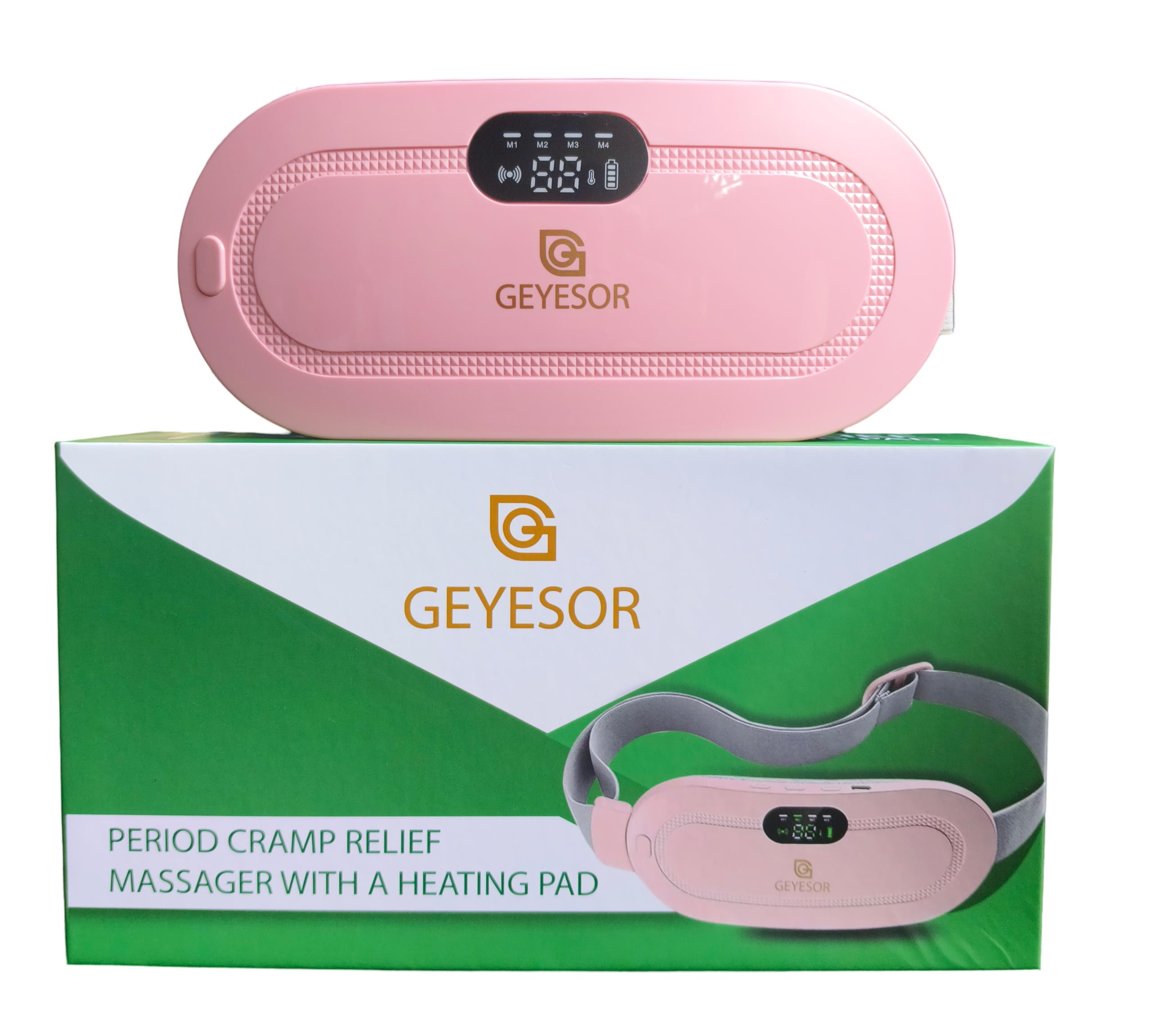 GEYESOR™ Period Cramp Relief Massager with Heating Pad for Period Cramps | Ergonomic Design Cramp-Free Period Cramp Relief Heater & Massager | Effective Pain Relief Products for Menstrual Cramps (B0D9W6VYXL) Amazon Price History, Amazon Price Tracker
