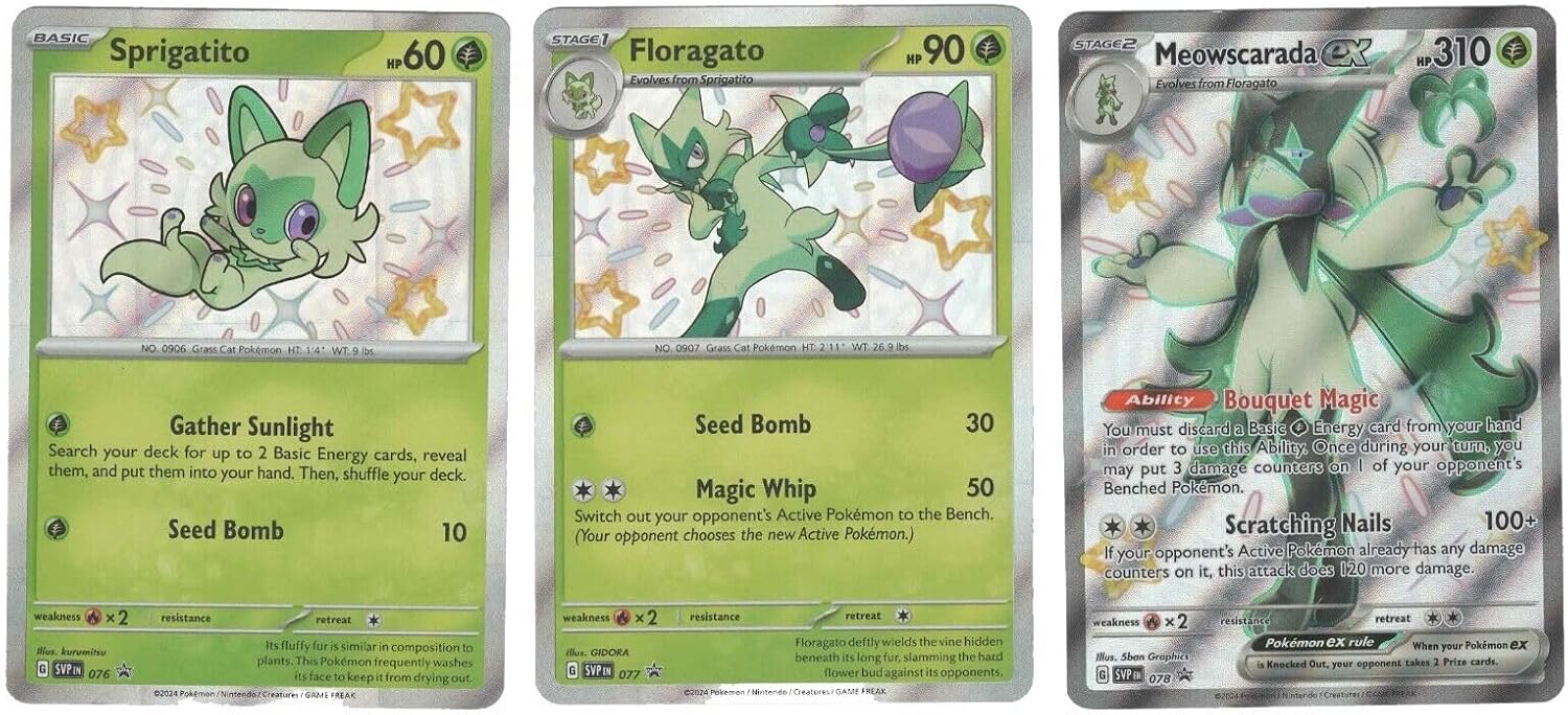 Pokemon Meowscarada ex Pokemon Paldean Fates Shiny Tunisia | Ubuy