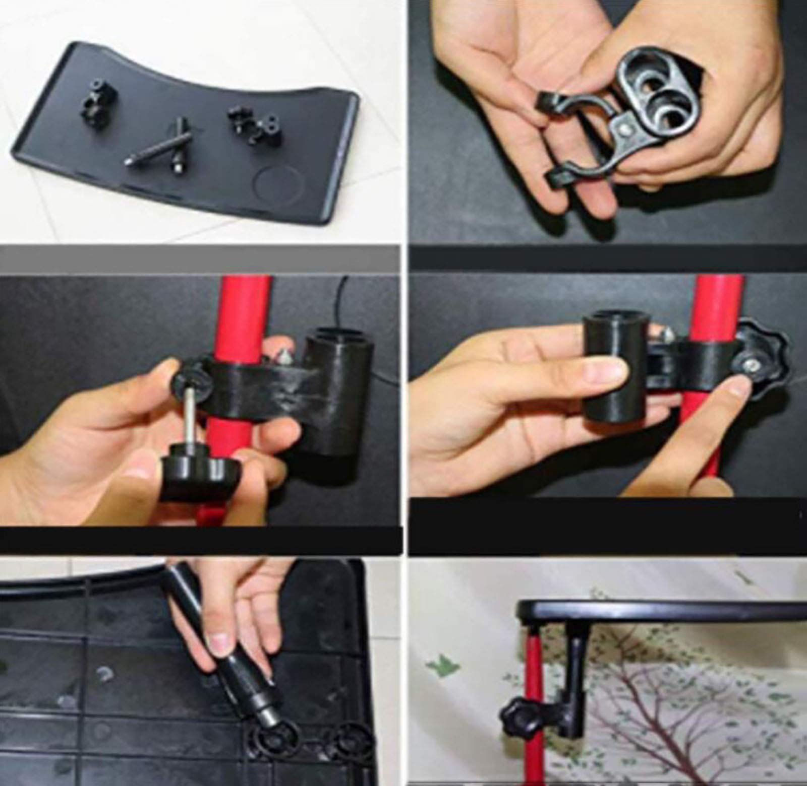 Bandeja para sillas de Ruedas, Bandeja de Regazo para Silla de Ruedas de plástico ABS Desmontable, Mesa para Silla de Ruedas para sillas de Ruedas eléctricas o manuales Pacientes con SIDA