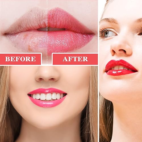 Miniatura 4 de Paquete de 4 lápices labiales Crystal Jelly Magic que cambia de color que cambia de color, hidratante de labios, bálsamo labial teñido nutritivo,