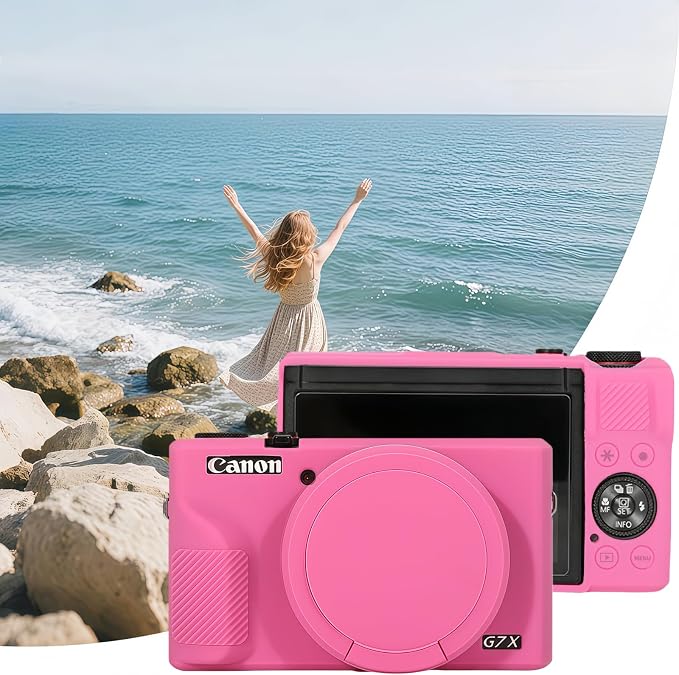 Funda para Canon Powershot G7 X Mark III de silicona suave miniatura 5