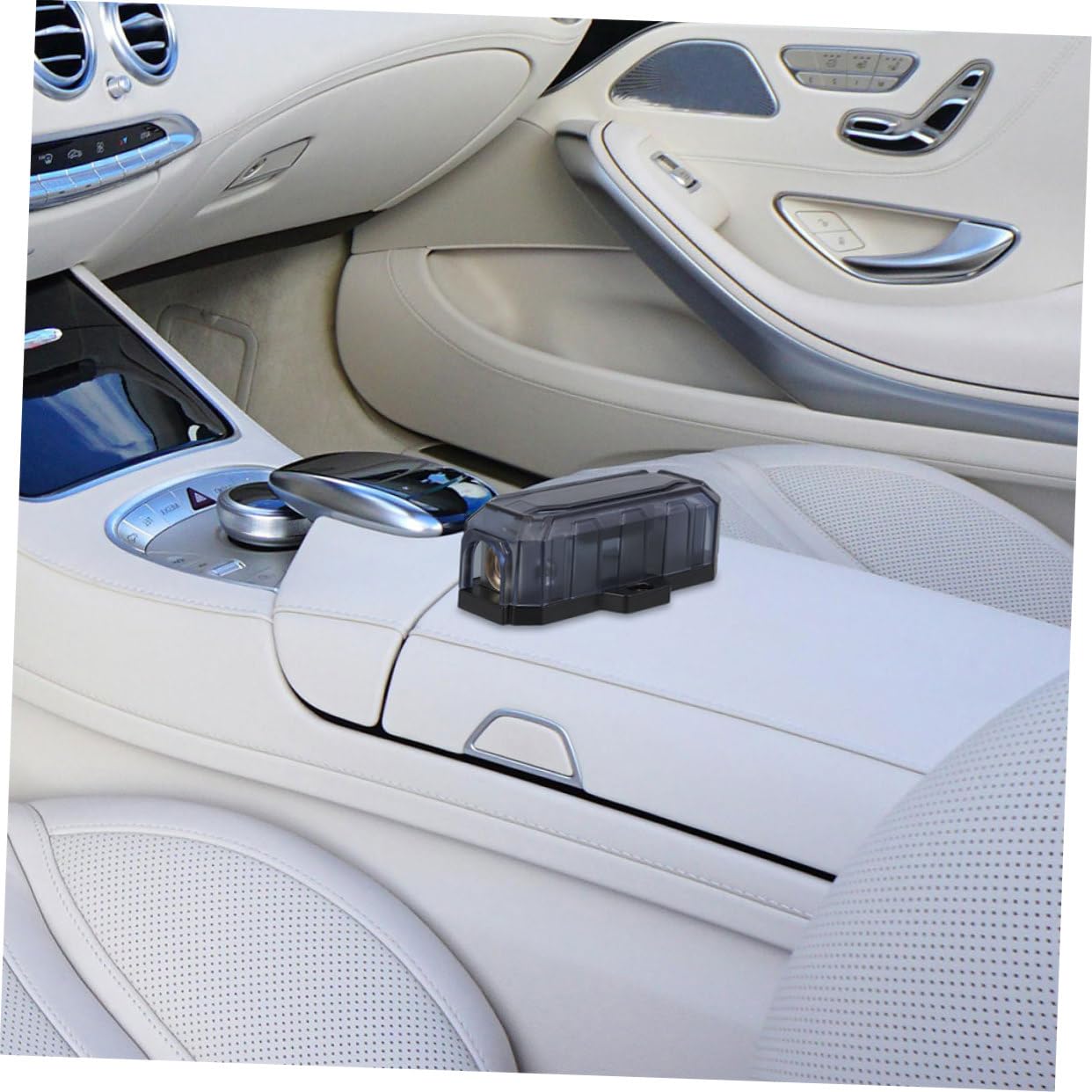 Portafusibile per Impianto Audio Auto 200a 0ga, 2 Pezzi | Lega di Zinco, Argento, Installazione Semplice, Protezione Affidabile, per Vari Modelli