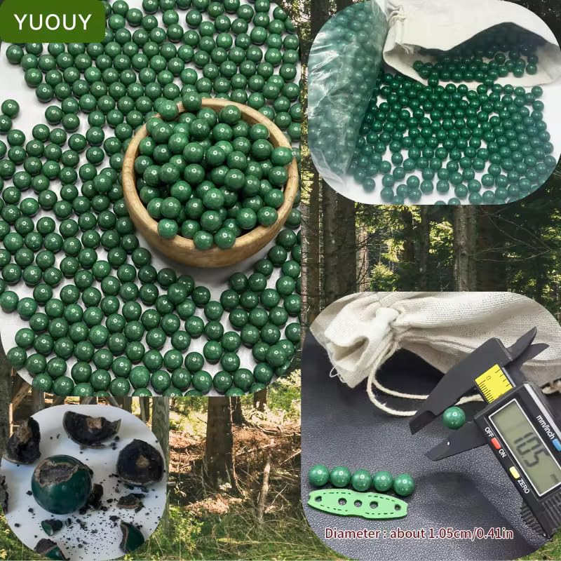Bola de Arcilla Dura Biodegradable, Tirachinas Bolas Arcillas Barro en 10mm