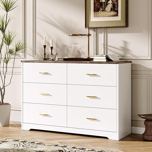 Miniatura 12 de LIDYUK Cómoda negra para dormitorio, 5 cajones y cómodas, cómoda de madera moderna, cómoda de 47 pulgadas de altura para dormitorio, pasillo, sala