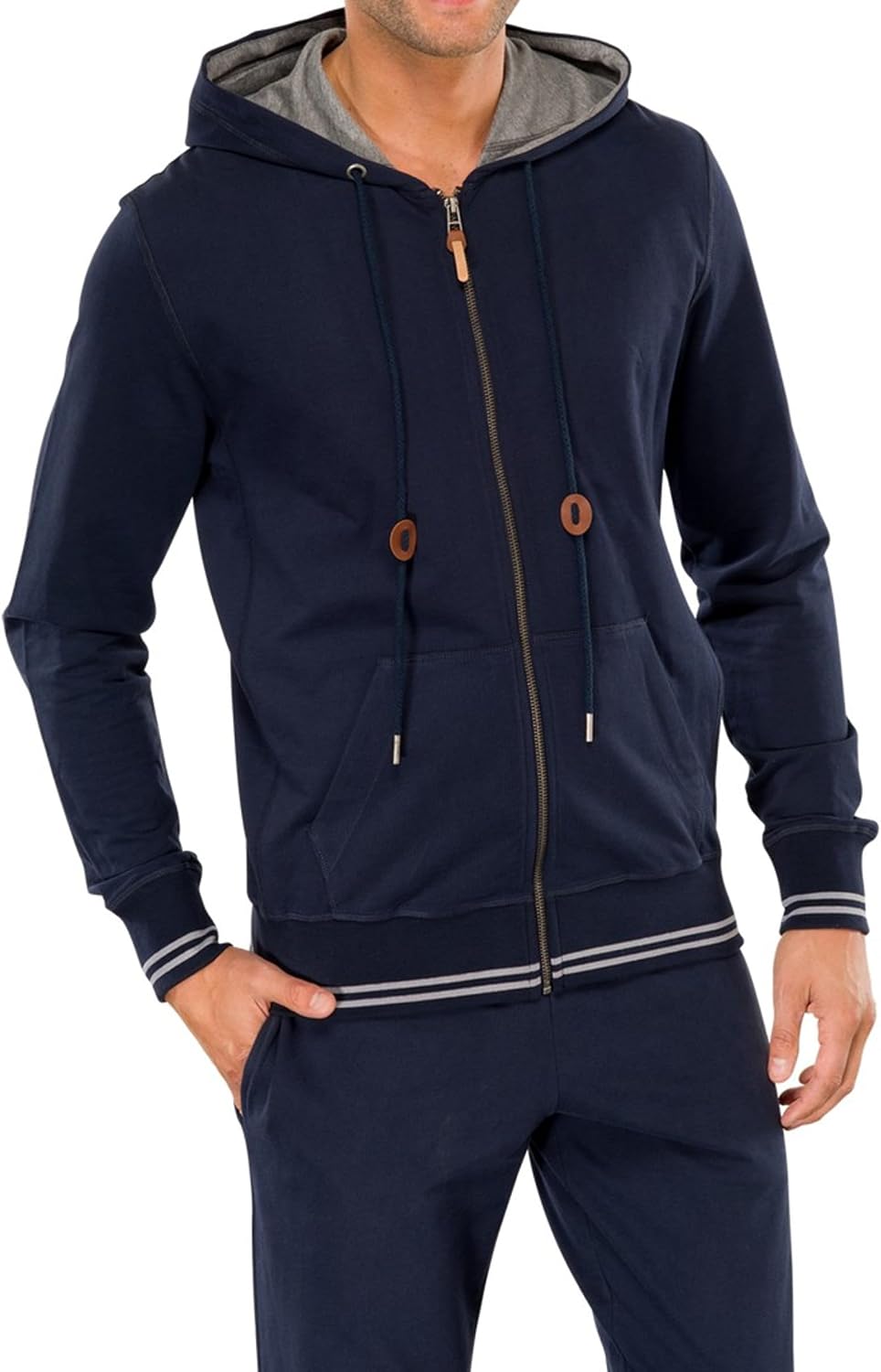 Schiesser Kapuzenjacke Pigiama Uomo