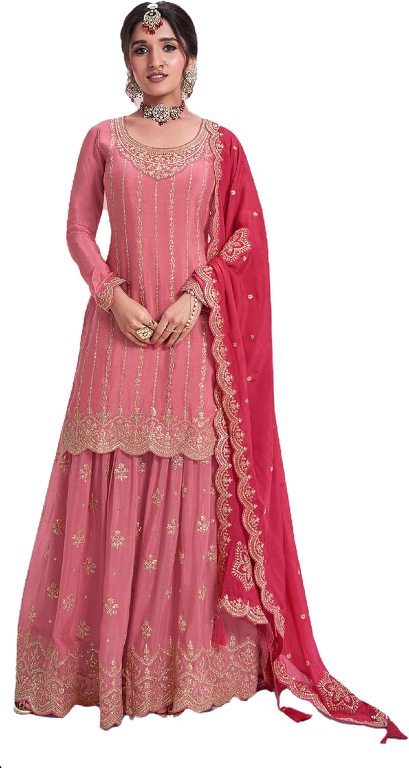indian salwar kameez ready to wear Eid festival embroidered wedding salwar suit for women (2819)