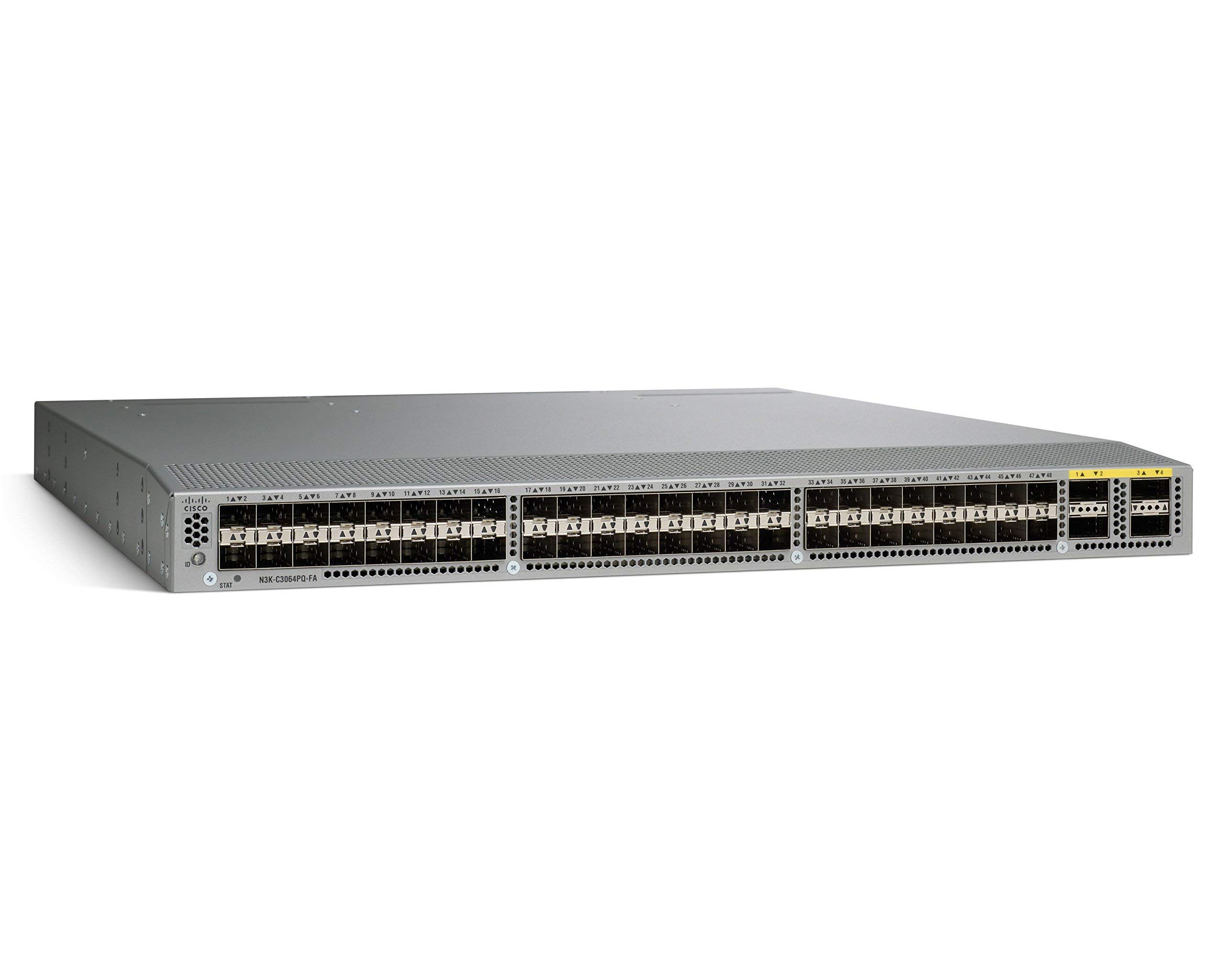 Cisco Nexus N3K-C3064PQ-10GX= Switch Gestionado L2/L3 Gris 1U - Switch de Red (Gestionado, L2/L3, Montaje en Rack, 1U) (Reacondicionado)