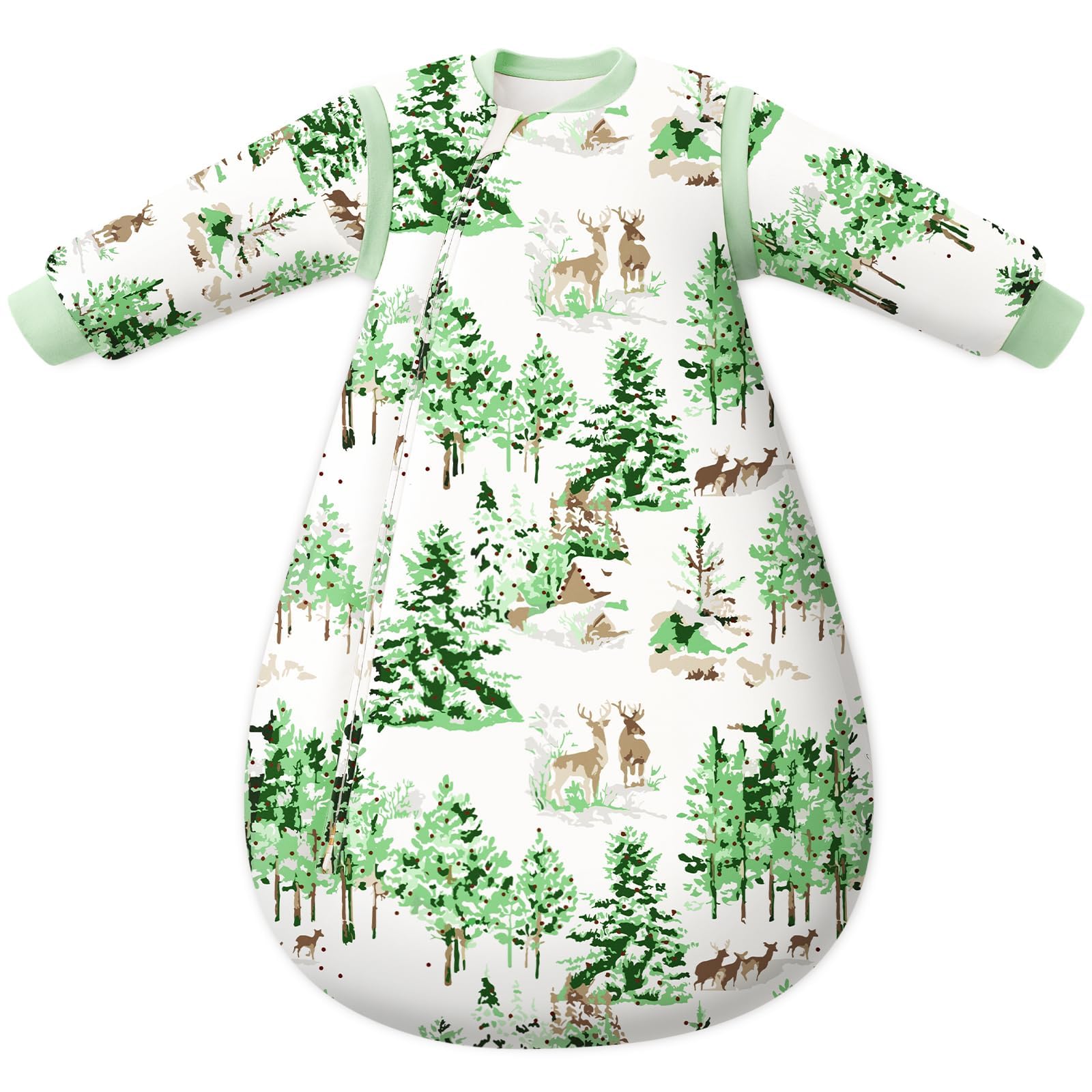 Unnivoll Saco de Dormir Bebe Verano 0.5 Tog, 67cm/0-6 meses, Paquete de 3, Transpirable 100% Algodón, Para Unisex Niñas Niños — view 21