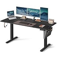 SONGMICS Scrivania Regolabile in Altezza Elettrica, 160 x 70 cm
