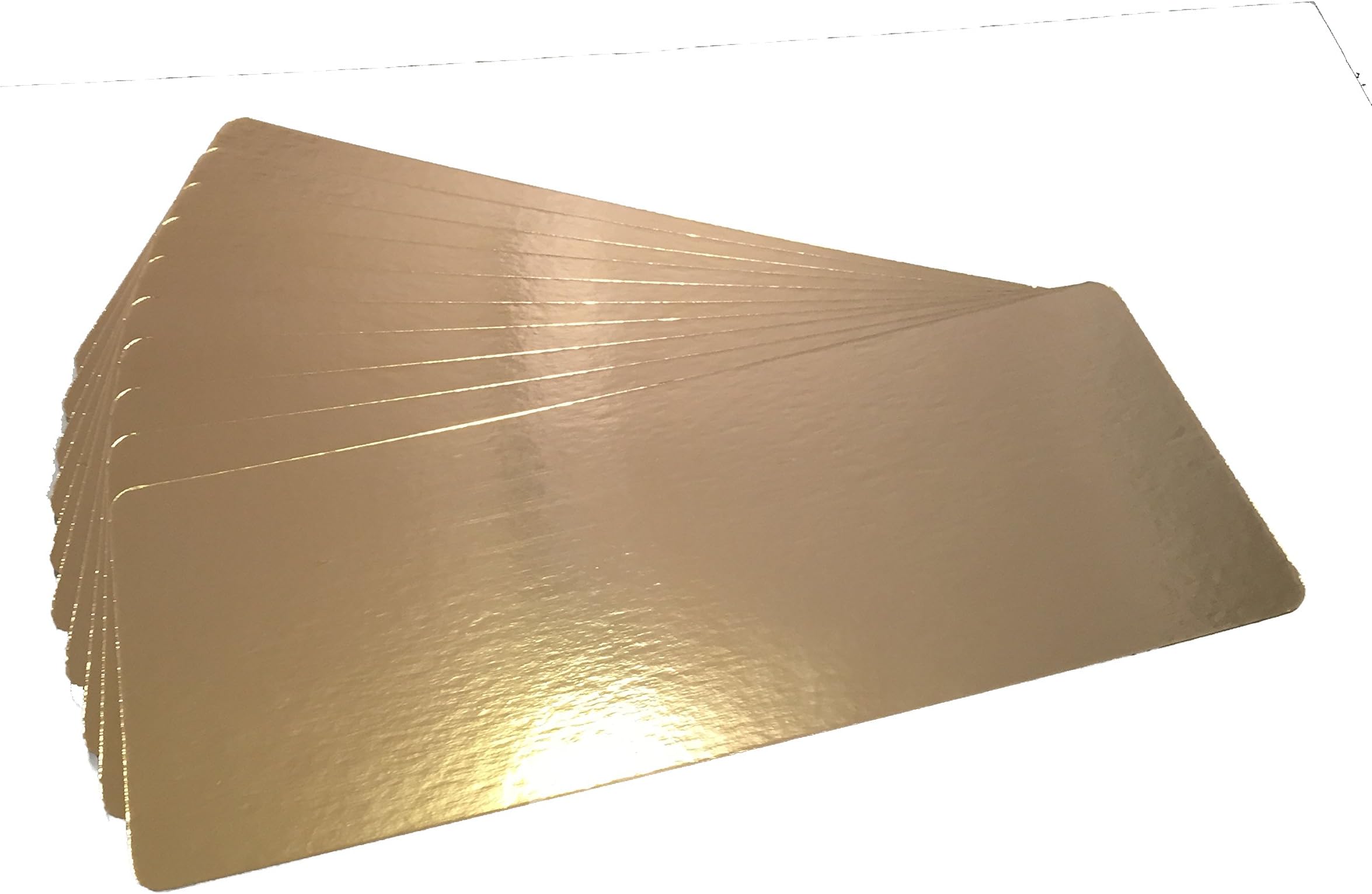 7" x 19" Smoked Salmon Fishboard Charcuterie Boards Gold/Silver Food Vacuum Deli Boards 50 Packed