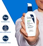 CeraVe Lotion hydratante faciale Pm Ultra Léger, hydratant visage de nuit avec acide hyaluronique 89 Milliliteurs (1 Boîte)