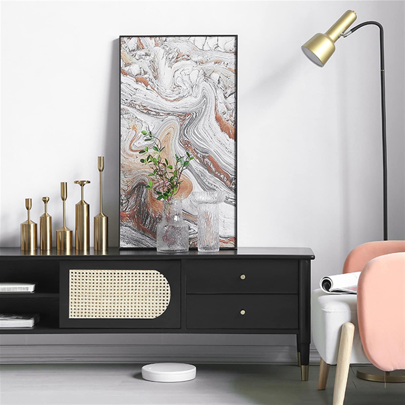 TV-Schrank Luxuriöser TV-Ständer, moderner TV-Schrank, Entertainment-Media-Center-Konsolentisch mit Schubladen und Schiebetüren for die Dekoration von Wohnzimmermöbeln Fernsehschrank ( Size : 200*40*5