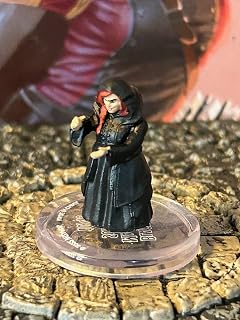 Wiz Kids Black Robed Mage of High Sorcery A - from Dragonlance Shadow of The Dragon Queen Set - D&D Dungeons & Dragons - Medium 1" Base Painted Plastic Miniature - Icons of The Realms