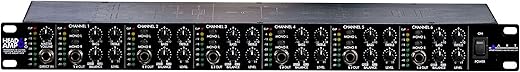ART HeadAmp6 Pro 6 Channel Professional Headphone Amplifier With EQ