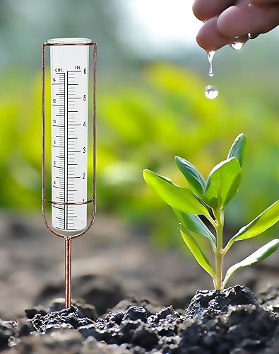 Miniatura 6 de Lueudu Tubo de repuesto de plástico para pluviómetro de 6 pulgadas, 7.25 x 1.69 x 1.38 pulgadas, resistencia al frío, resistencia a las grietas para