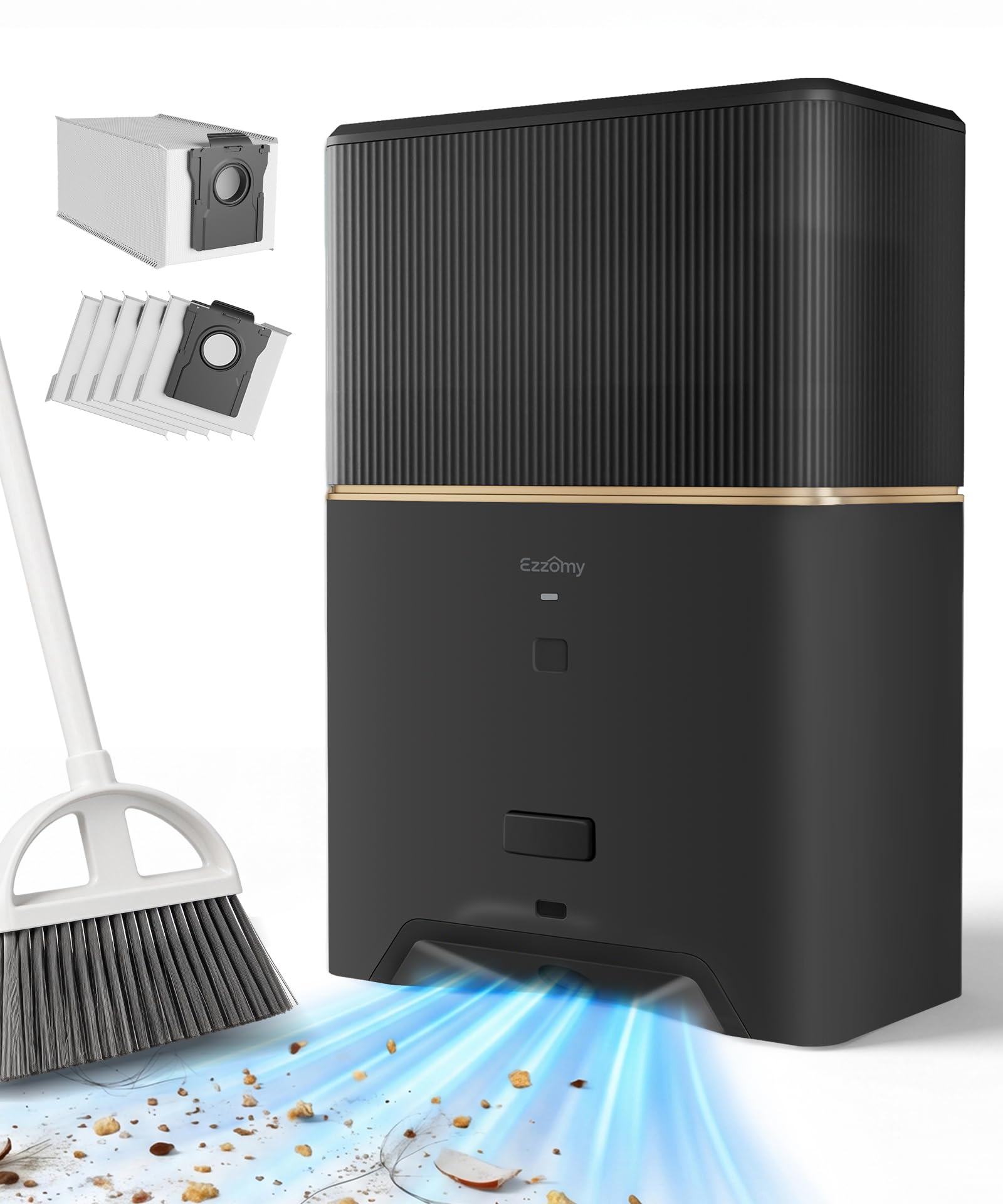 Amazon.com: Ezzomy Touchless Vacuum Automatic Dustpan, Bagged
