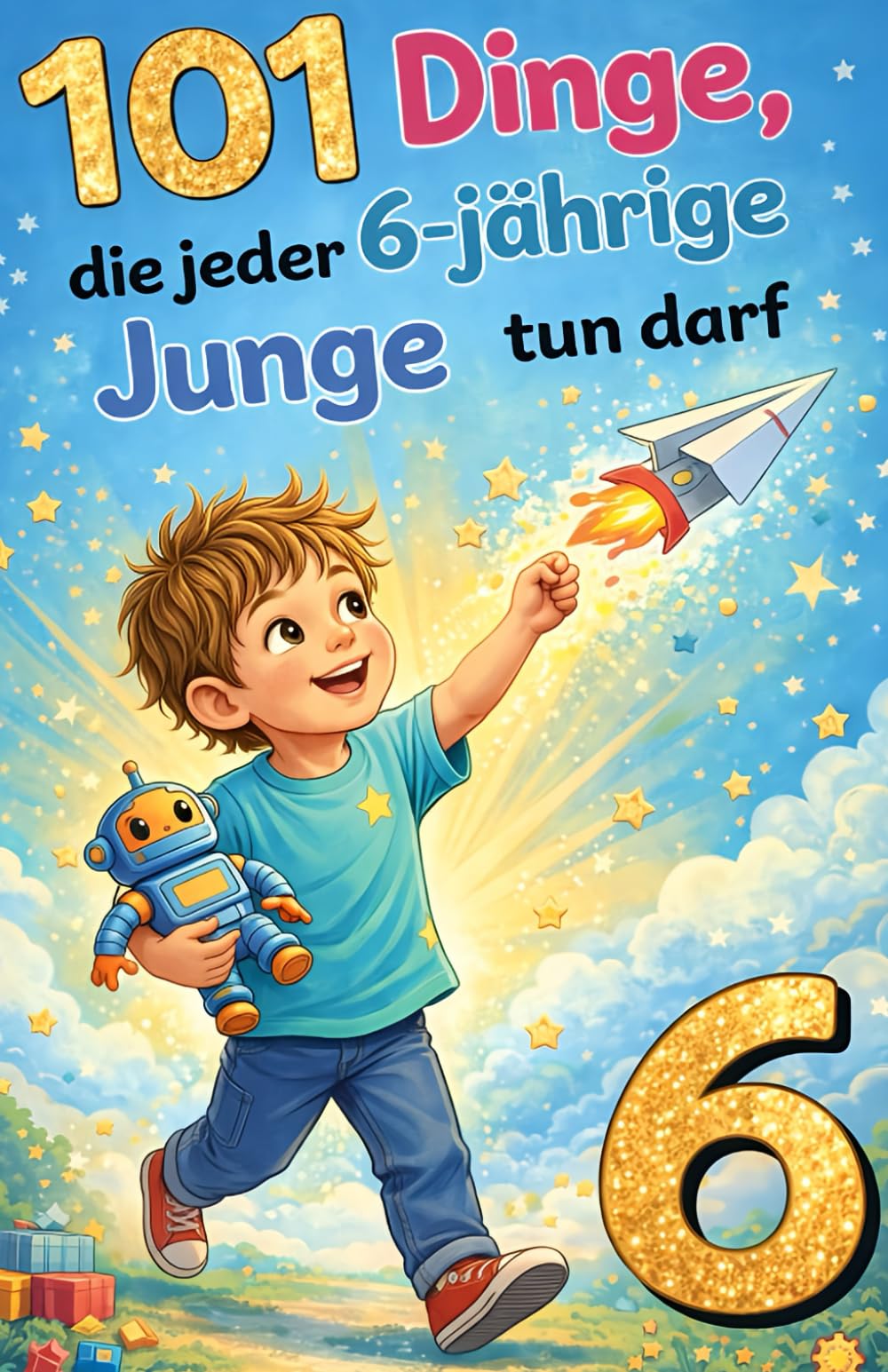 101 Dinge, die jeder 6-jährige Junge tun darf: Das inspirierende Geburtstagsgeschenk zum 6. Geburtstag – voller Mut, Freude und liebevoller Gedanken (Wachsen mit Selbstvertrauen)