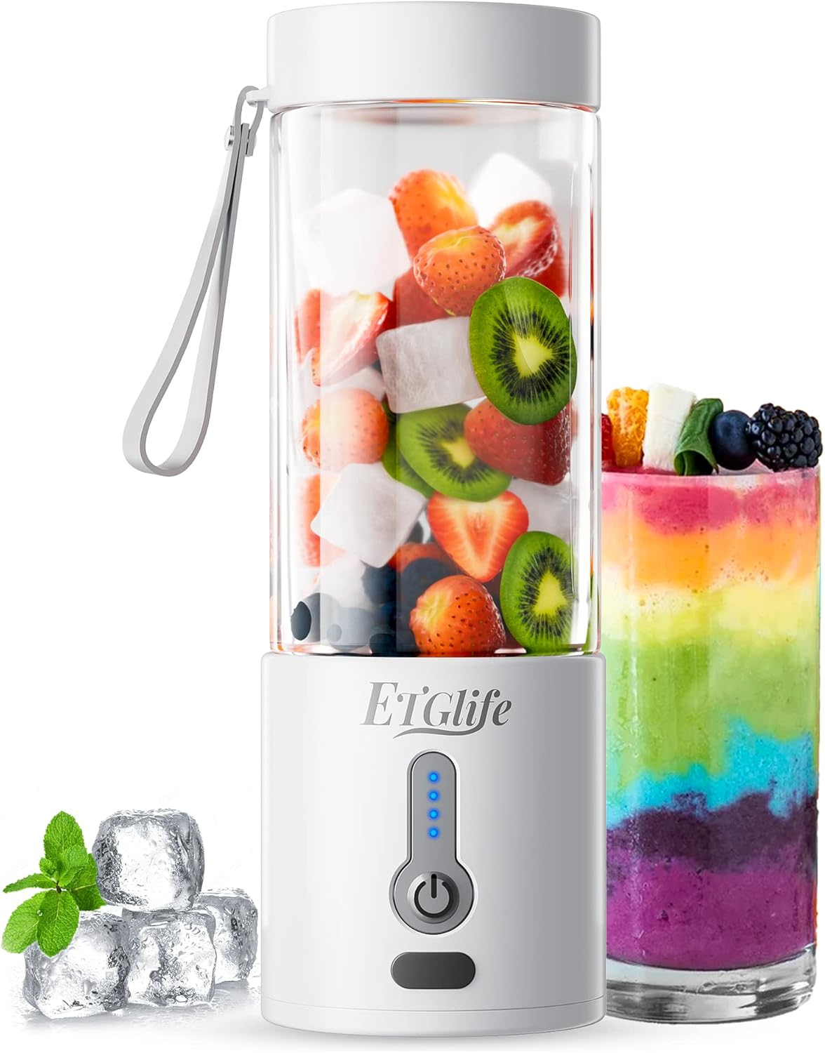 ETGlife Portable Blender Cup Cordless 18.5 oz, Small