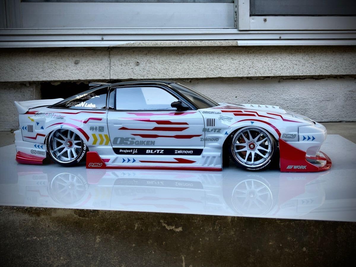 パンドラ　180SX RC 1/10 Nissan 180SX RPS13 BN Sports official Clear Body Set