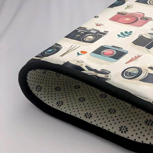 Miniatura 5 de Area Rugs for Living Room Decor - Anti Slip Throw Washable Rugs 3x5, Indoor Soft Retro Camera Print Carpet for BedroomLivingRoomDining 60x39 Inch