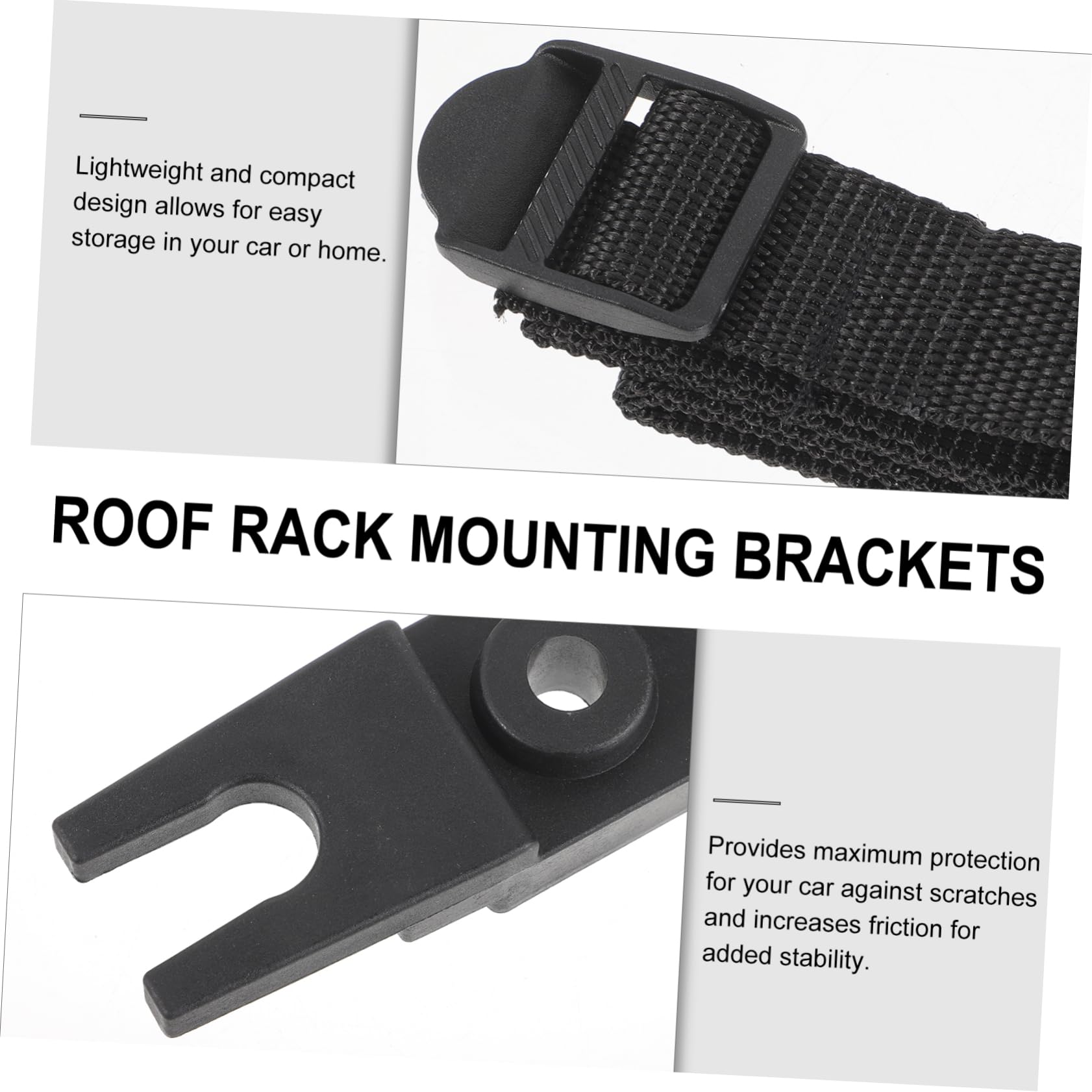 OTOTEC 1 Set Di Morsetti A U Per Box Da Tetto Clip Di Montaggio Per Tetto Auto Accessori Per Portapacchi Staffa Per Portapacchi Accessorio Per Portapacchi Per Auto SUV Camper Camper - 8