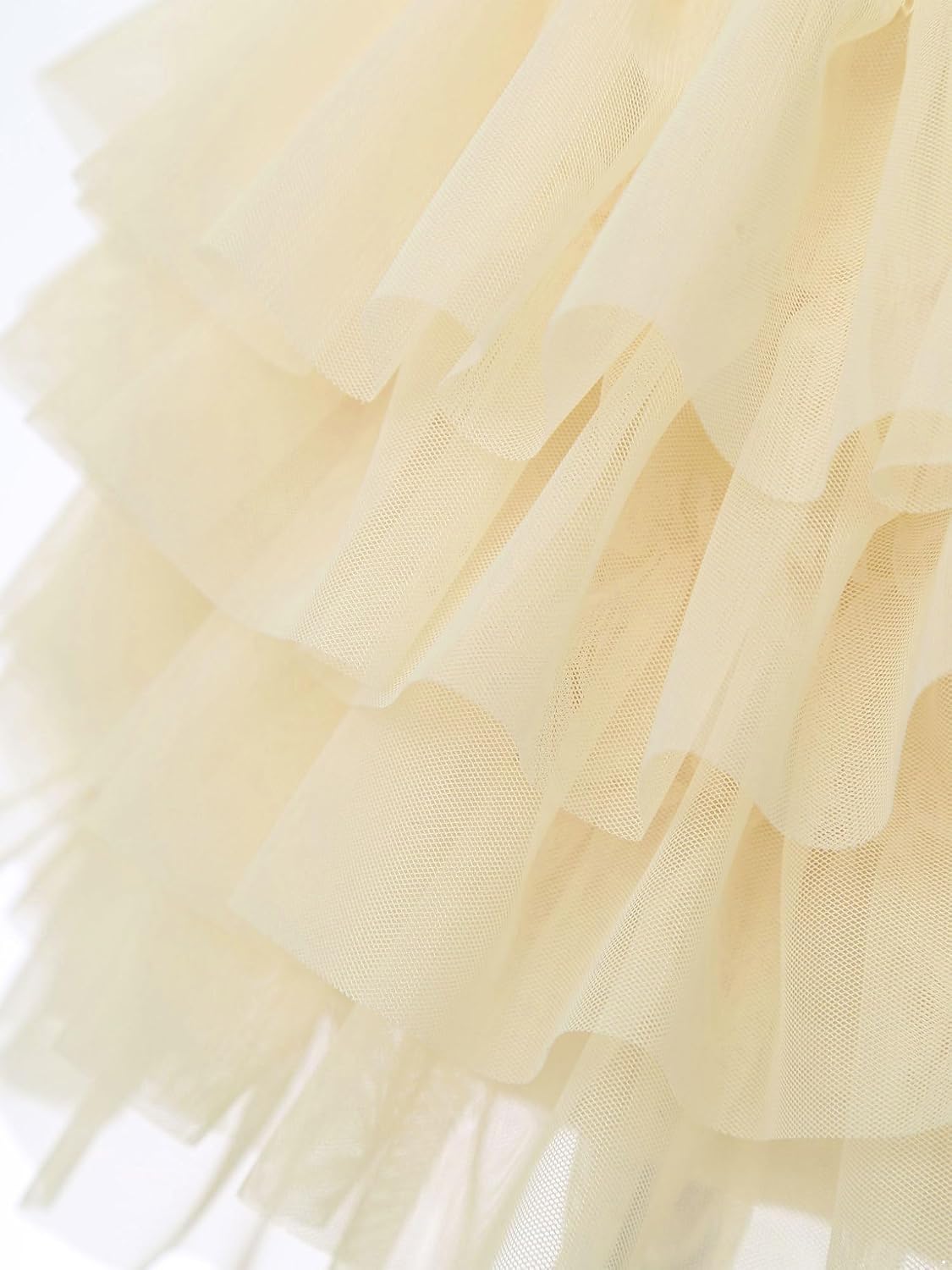 Kaerm Baby Girls Tutu Skirt Toddler Kids Frilly Bloomers Shorts with 5 Layers Tiered Mesh Tulle Skorts