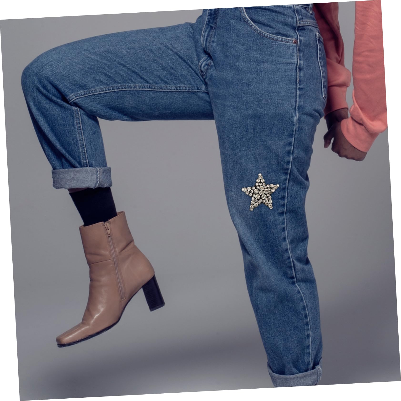 36pezzi Toppe Decorativi Per Abbigliamento Adesivi Te Impermeabili Per Jeans e Borse Facili Applicare e Riparare