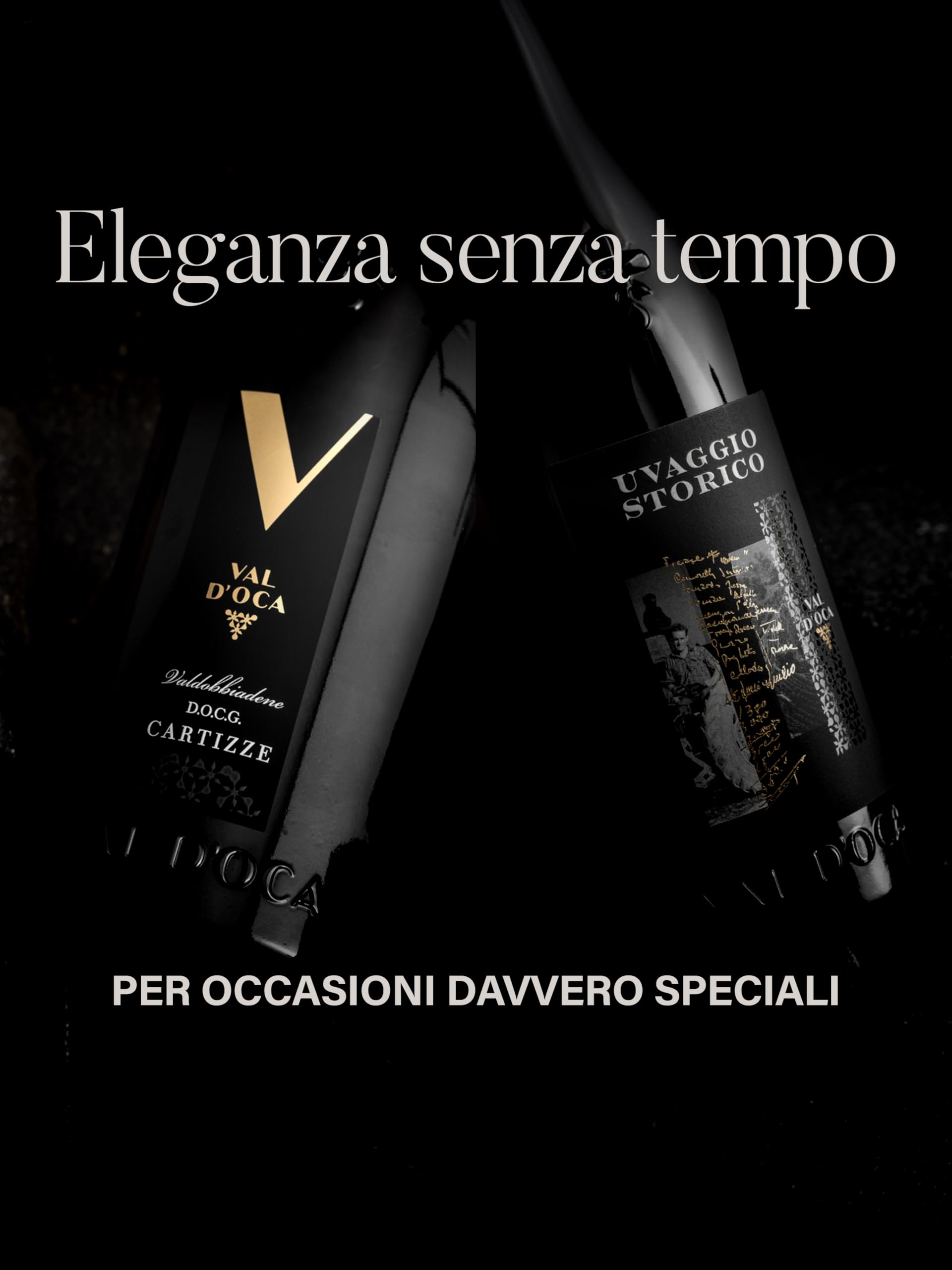 6 bottiglie CARTIZZE Prosecco Valdobbiadene Superiore DOCG VAL D OCA