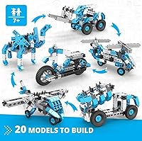 Vista 3 de Engino - Juguetes STEM de ingeniería creativa, set de 20 modelos múltiples, juguetes de construcción para niños de 7 años en adelante, kit